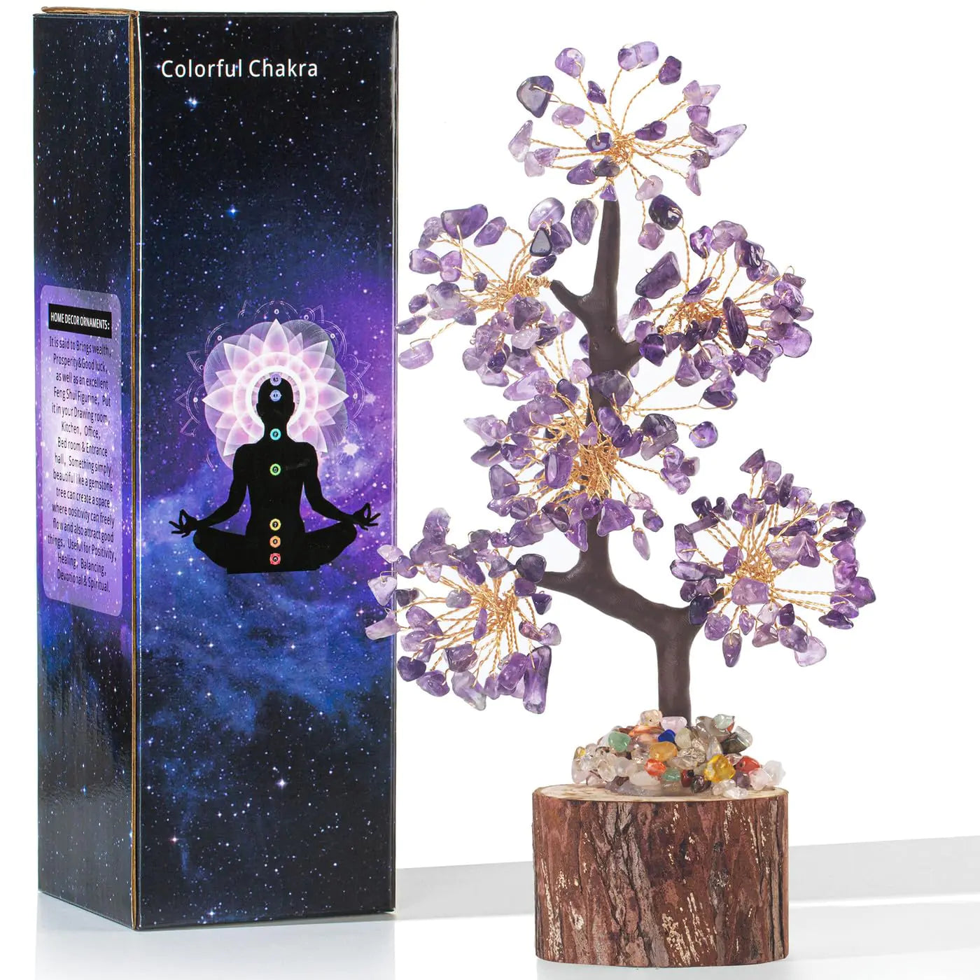MAIBAOTA Árbol de Amatista Morada para Energía Positiva