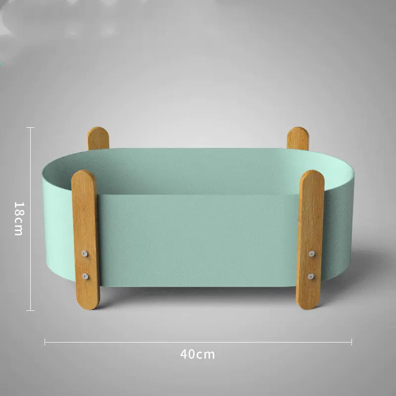 Macetero Nórdico de Hierro con Diseño Minimalista