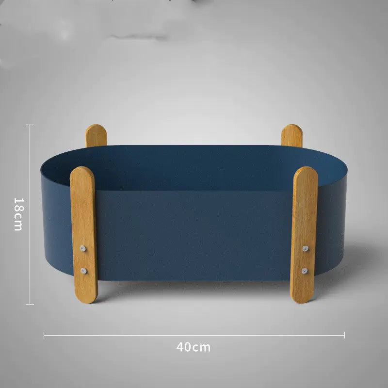 Macetero Nórdico de Hierro con Diseño Minimalista