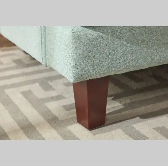 3-Seater Fabric Sofa with 2 USB Ports