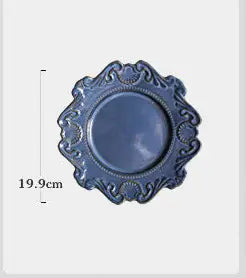 Creative Baroque European Dinnerware Set (Dinner Plates and Bowls)