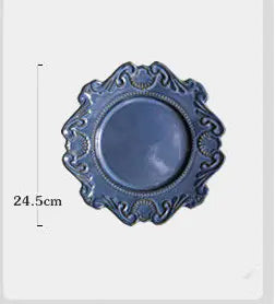 Creative Baroque European Dinnerware Set (Dinner Plates and Bowls)
