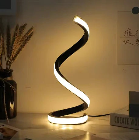Spiral LED Table Lamp