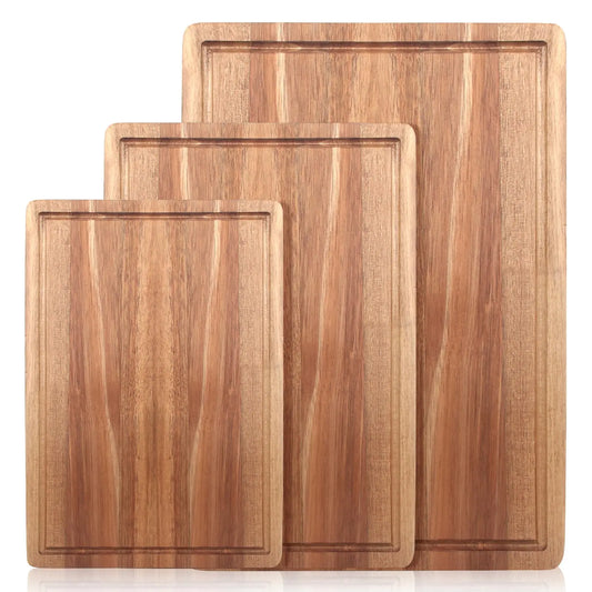 Acacia Wood Cutting Boards (pack of 3)