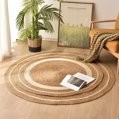 Nordic Style Woven Rug for Home and Bedroom