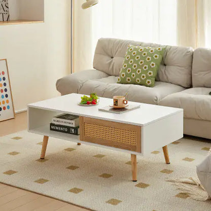 Rattan coffee table