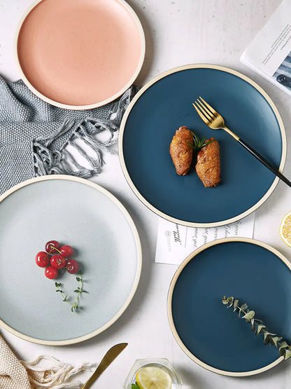 Nordic Style Ceramic Dinnerware Set for One Person