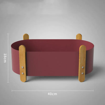 Nordic Iron Planter with Minimalist Design