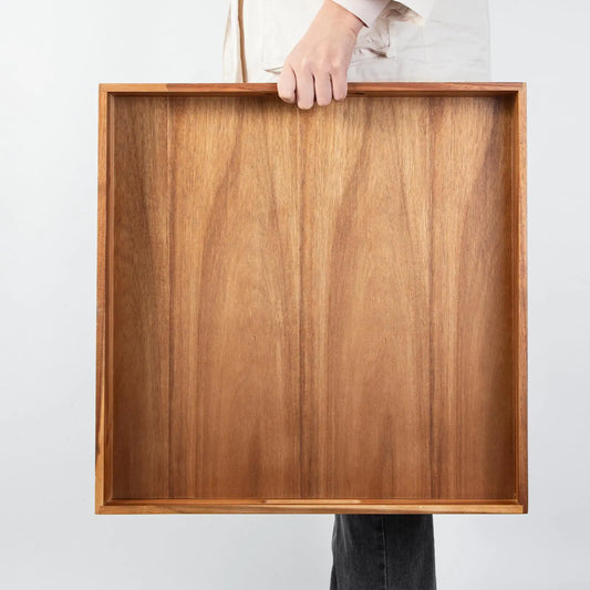 Extra Large Wooden Tray with Handles