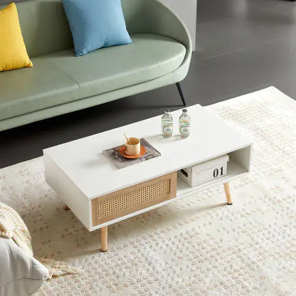 Rattan coffee table