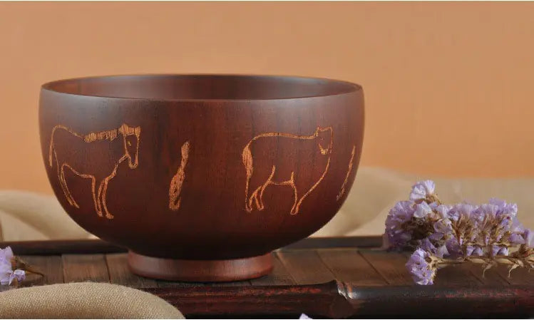 Mongolian Wooden Bowl
