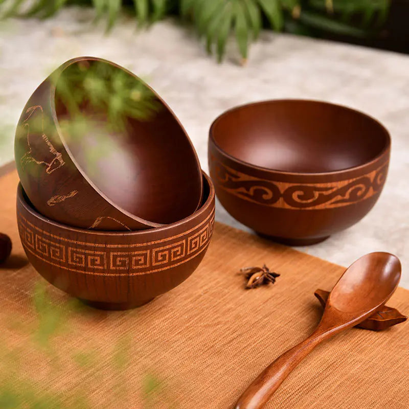 Mongolian Wooden Bowl