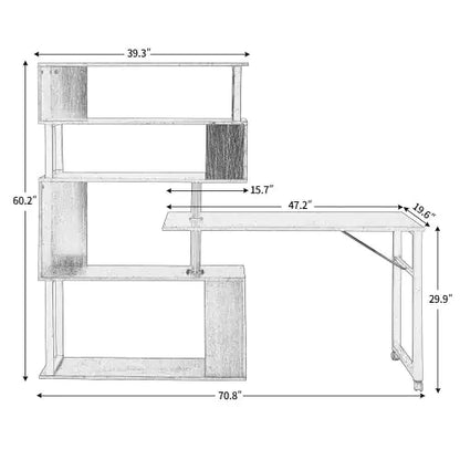 Rotating desk