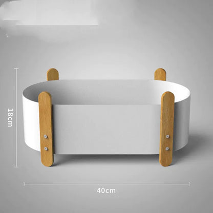 Nordic Iron Planter with Minimalist Design