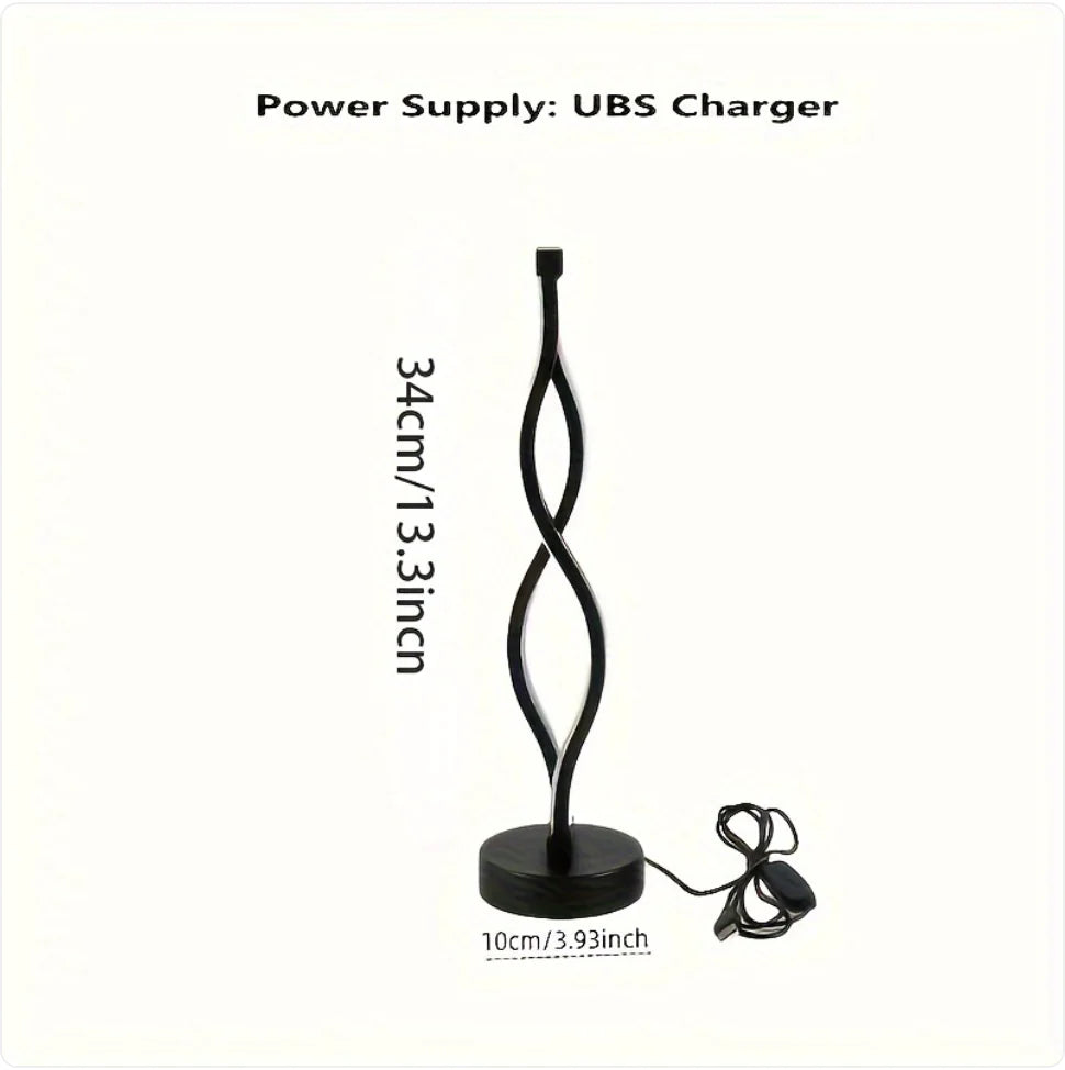 3-Color Dimming Aluminum LED Table Lamp