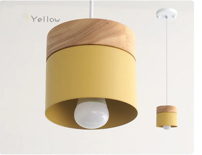 Solid Wood Pendant Lamp