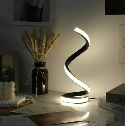 Spiral LED Table Lamp