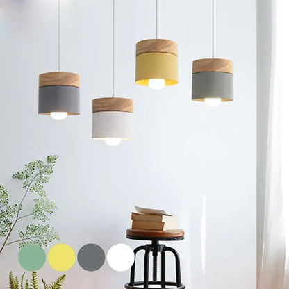 Solid Wood Pendant Lamp