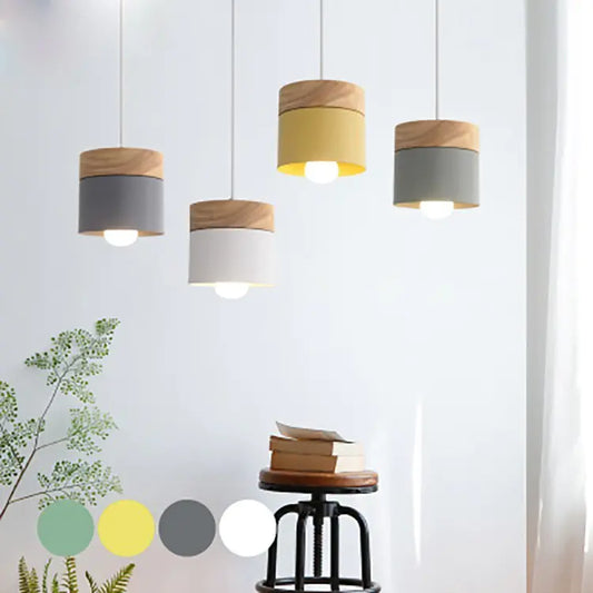 Solid Wood Pendant Lamp
