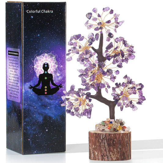 MAIBAOTA Árbol de Amatista Morada para Energía Positiva