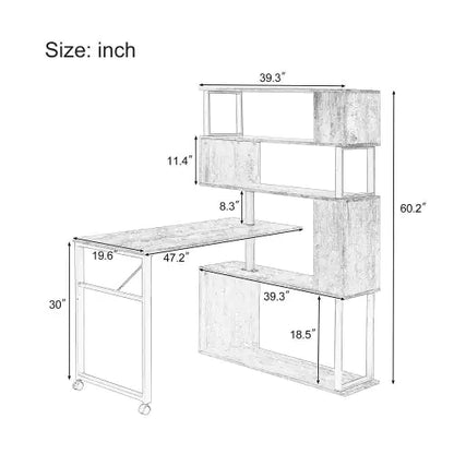 Rotating desk