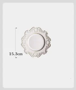 Creative Baroque European Dinnerware Set (Dinner Plates and Bowls)