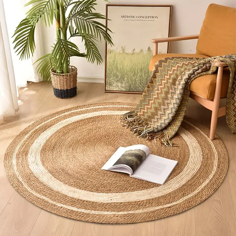 Nordic Style Woven Rug for Home and Bedroom