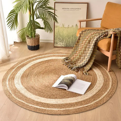 Nordic Style Woven Rug for Home and Bedroom
